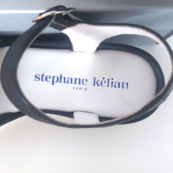 Stephane Kelian (Paris) Woven Ankle Strap Platform Sandals - Size 38 m(US 7.5/8) - Picture 7 of 9